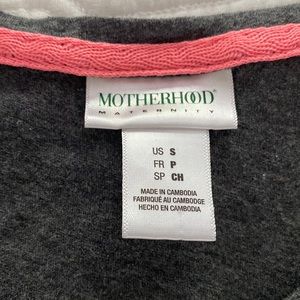 Motherhood maternity grey dress
